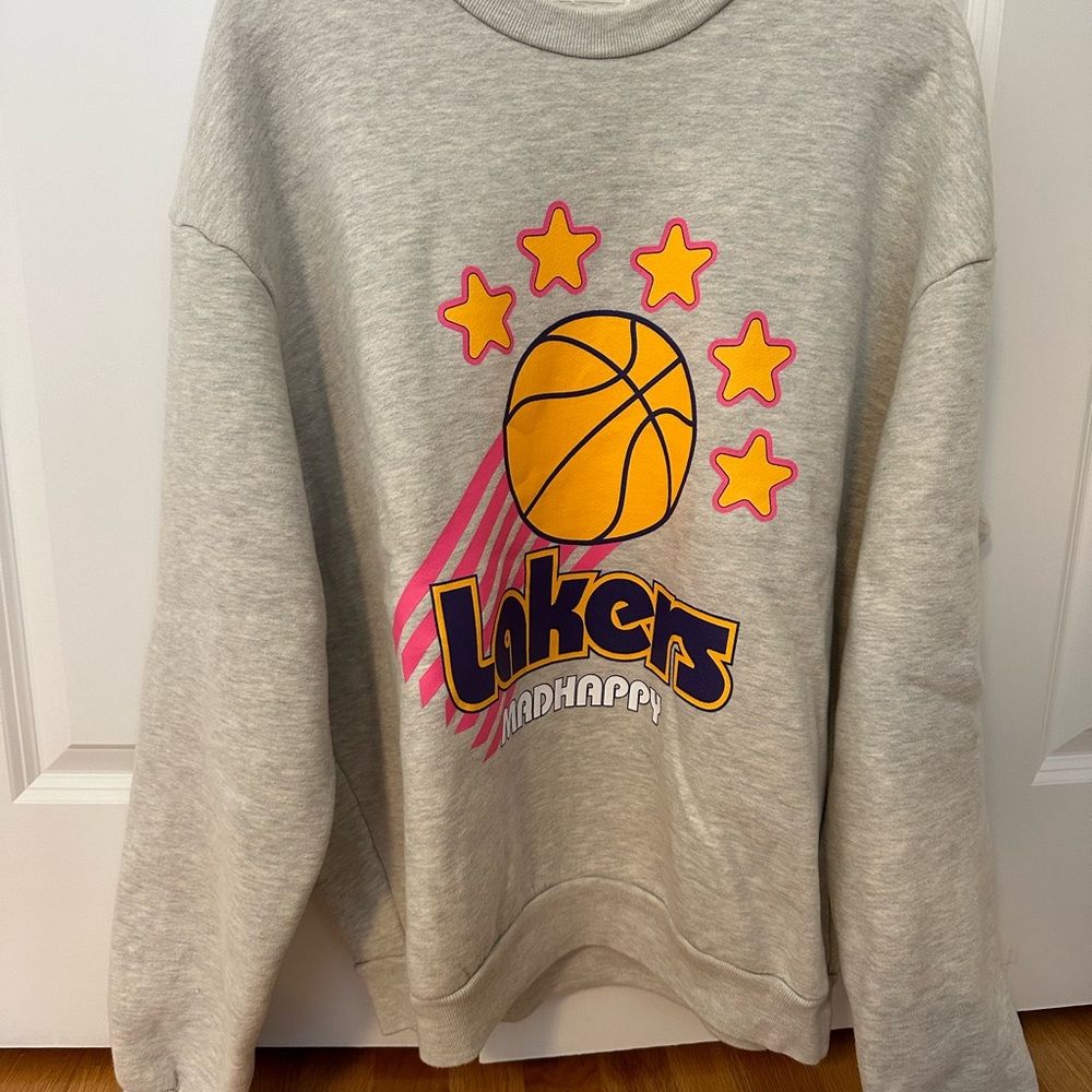 NWOT Madhappy Lakers Crewneck